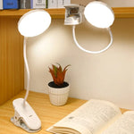 lampe clipable led rechargeable protection yeux modes gradation moderne minimaliste étude lecture