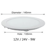 plaque led moderne blanc 12v 24v 3w 4w 6w 9w 12w 15w 25w ac