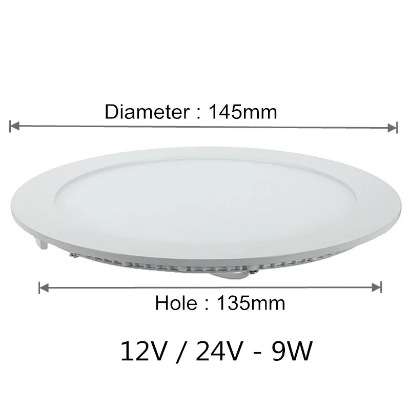 plaque led moderne blanc 12v 24v 3w 4w 6w 9w 12w 15w 25w ac