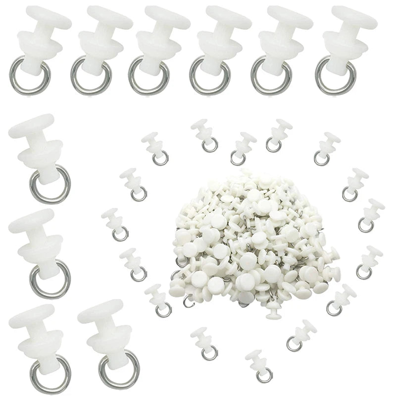 clips rideau blancs modernes volets accessoires rideaux plastique 10pcs 30pcs 50pcs universel
