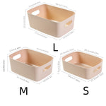 boîtes rangement blancs poignées réutilisables plastique pp modernes multifonctionnelles
