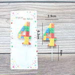 bougies anniversaire chiffres couleurs construction blocs decorative enfantine pique số đến