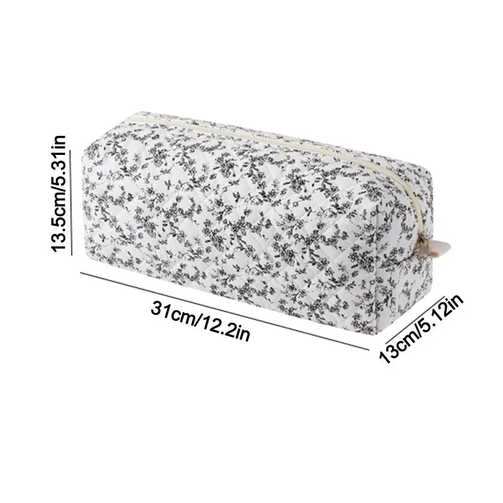 Sac rangement réutilisable imprimé léopard multifonctionnel moderne aspirateur voyage embout fer lisser blanc marron