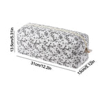 Sac rangement réutilisable imprimé léopard multifonctionnel moderne aspirateur voyage embout fer lisser blanc marron
