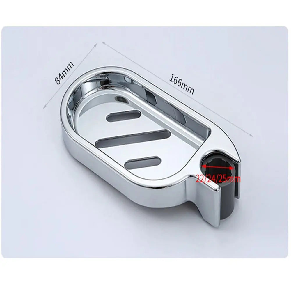 support savon chrome moderne réglables 22mm 24mm 25mm 84mm 166mm plat lisse opaques