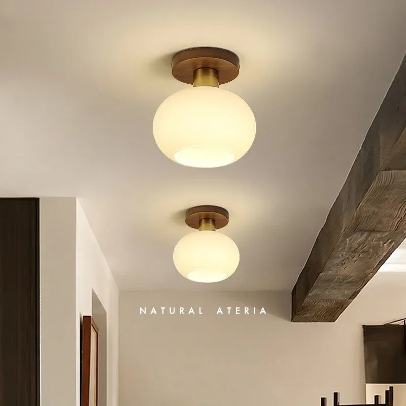 lampe moderne marron doré blanc mat contemporaine éclairage quotidien économique 220V E27