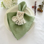 serviette table polyester vert olive unie cuisine salle manger décoration mariage