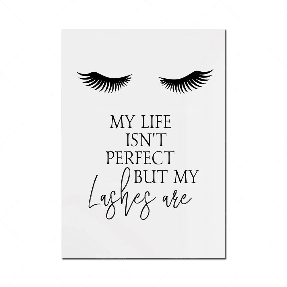 Ma vie n'est peut-être pas parfaite, mais mes cils le sont.