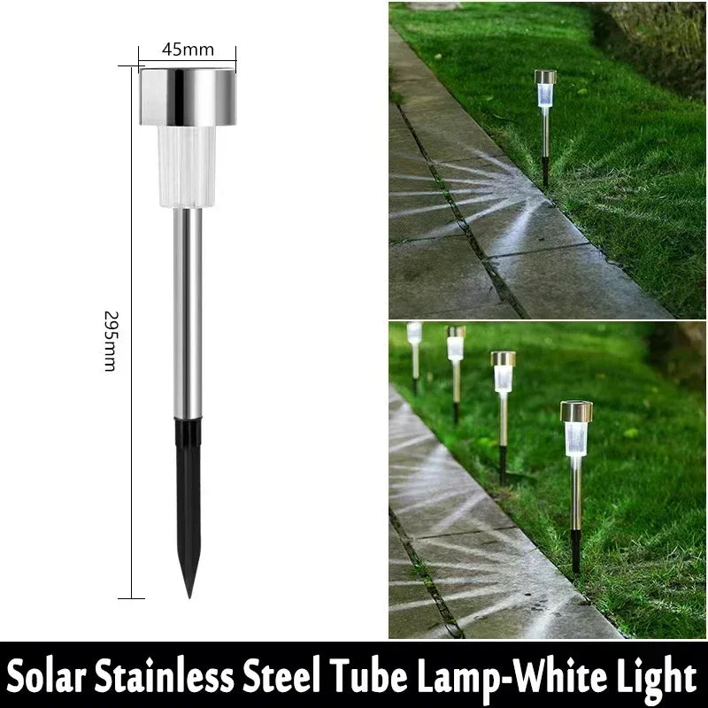 lampe solaire extérieure jardin led argentée noire moderne ip44 abs