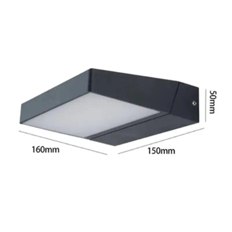 applique murale moderne gris foncé lumiere led réglable hydrofuge ip65