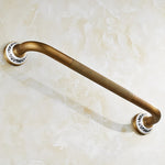 accessoires salle bain or motif floral classique porte serviettes brosse toilette porte sèche cheveux