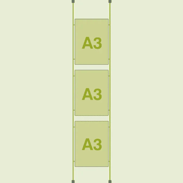 support présentation d'affiches moderne clips vert clair a3 a4 transparent hd vds clips inclusion