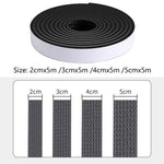 ruban anti résonance adhésif texturé noir blanc pratique longueur 5m largeur 2cm 3cm 4cm