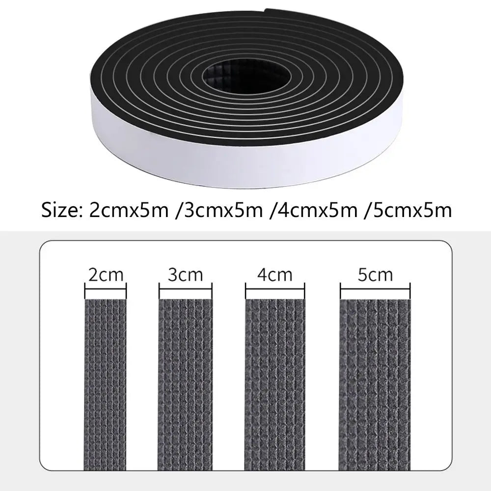 ruban anti résonance adhésif texturé noir blanc pratique longueur 5m largeur 2cm 3cm 4cm