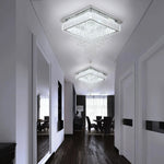 lampe suspendue cristal moderne élégant luminaire led transparent salon chambre salon luxe