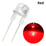 Diodes led 8mm bleu vert rouge blanc jaune ultra lumineuses lots grandes quantités