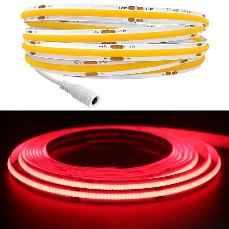 Ruban led flexible blanc adhésif moderne 24v 480 leds 50000 heures