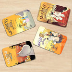 autocollants dessin animé moomins riviera carte bancaire réutilisable waterproof orange illustration classique