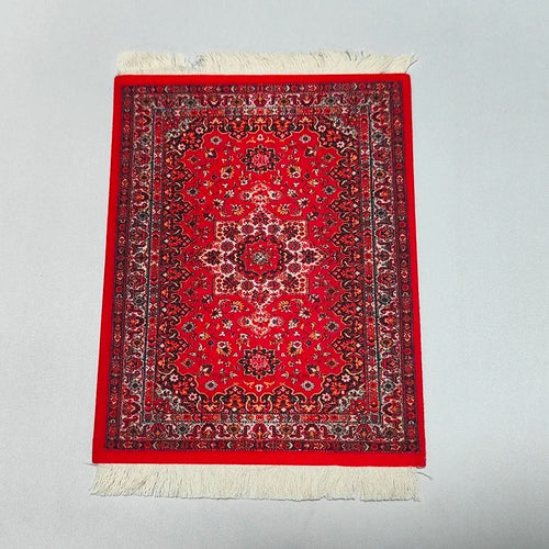 tapis souris motif fleurs persan classique caoutchouc antidérapant informatique bleu