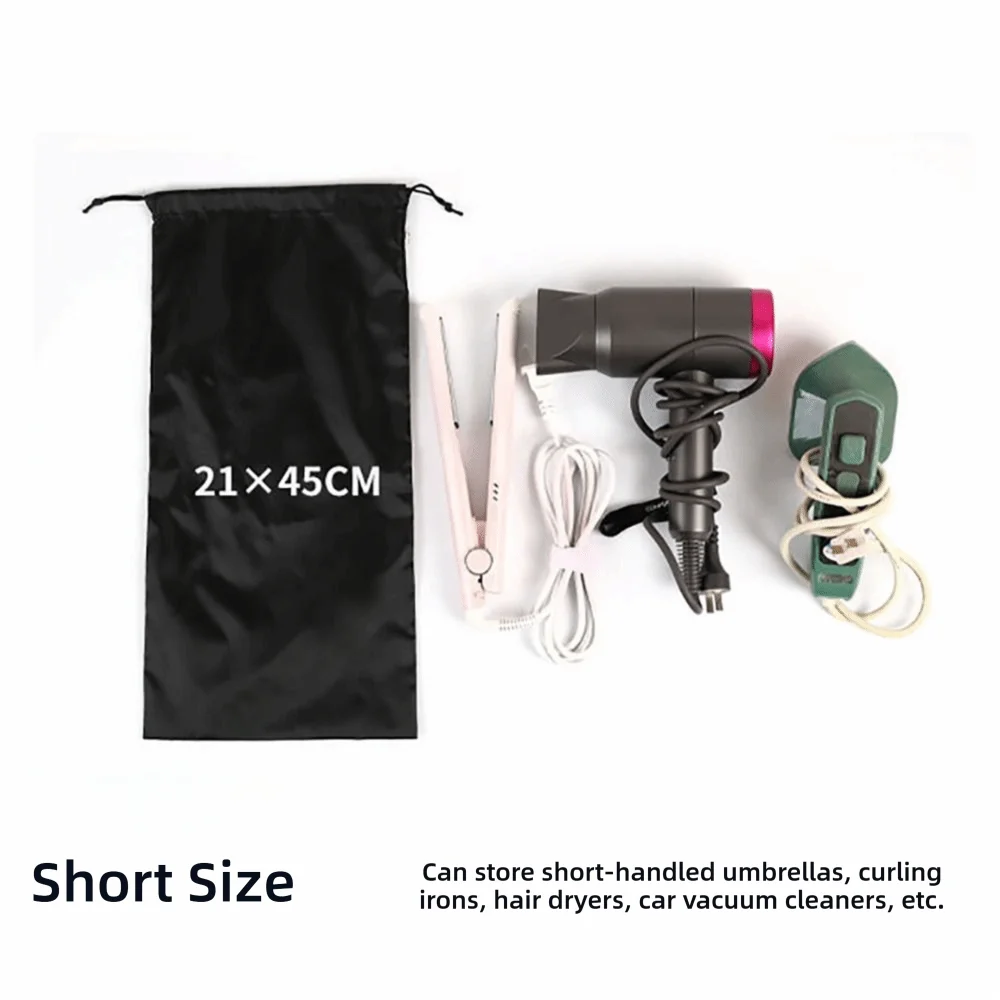 sac rangement polyestère noir multiple usage cordon long étanche organisation moderne
