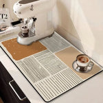 tapis cuisine moderne anti dérapant absorbant antibactérien 40x60cm 30x40cm 20x30cm