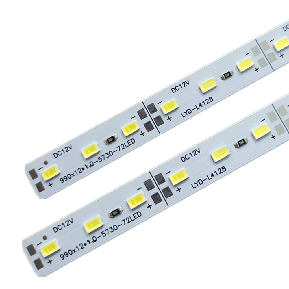 ruban led blanc aluminium autocollant moderne éclairage intérieur connecteurs électriques tension variable