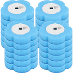 brosse wc bleu blanc tête remplaçable kit nettoyage moderne pratique adhésif solution