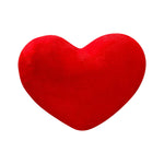 coussin cœur forme oblong couleur rouge rose blanc violet moderne doux fourré lit canapé