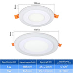 plafonniers modernes led blanc bleu encastrables rond carré minimalisteintérieur salon salle bain