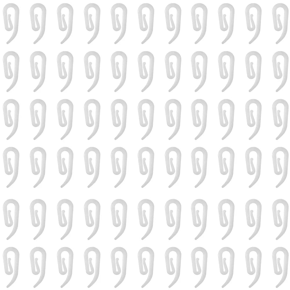 clips rideau blanc moderne opaques polonais accessoires volets attache fenetre crochets anneau suspension