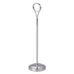 porte cartes support métal or noir argent moderne minimaliste anneau circulaire transparent table forêt