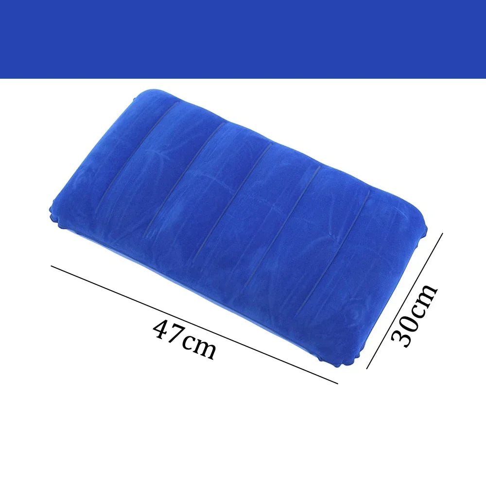 coussin gonflable imperméable mousse pe polyester coton bleu violet vert rouge moderne camping voyage