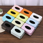 boîte mouchoirs moderne multicolore texture mat plastique papier mouchoir jaune orange bleu vert rose
