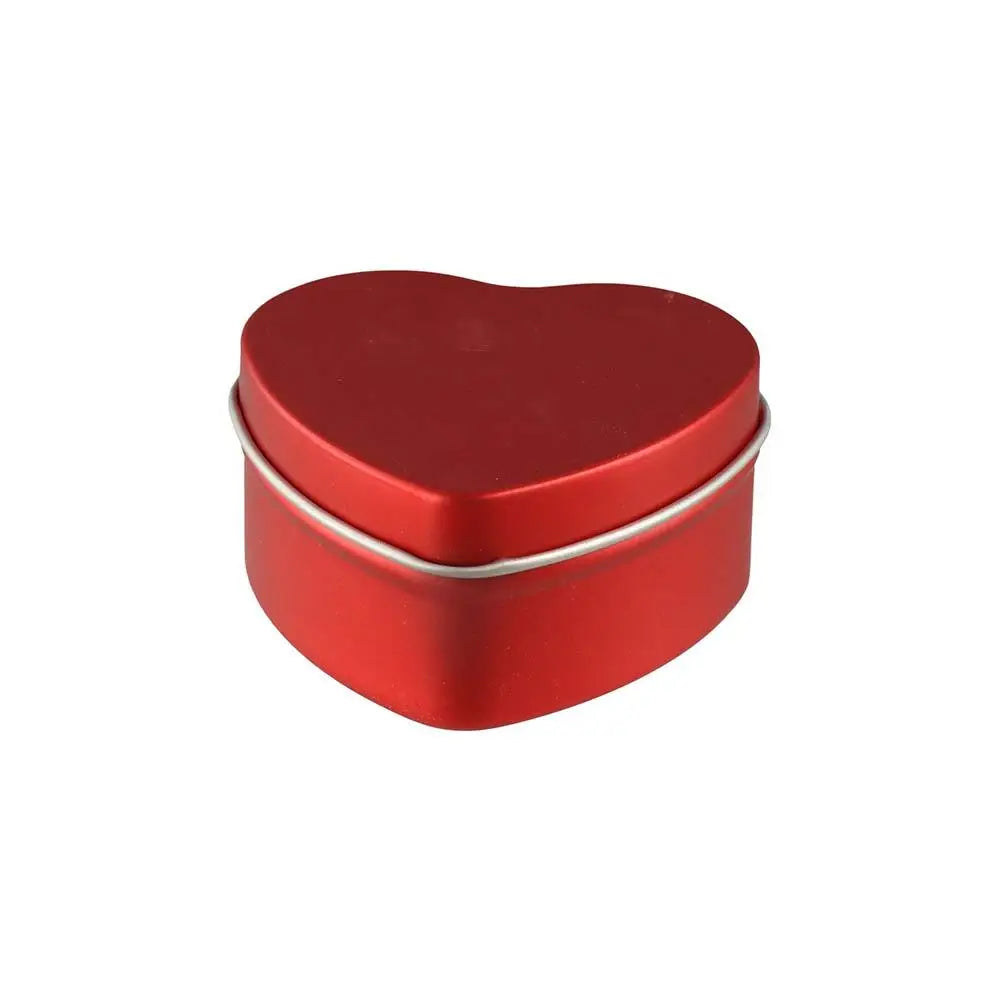 boîtes forme cœur rouge rose contemporaines réutilisables couvercle