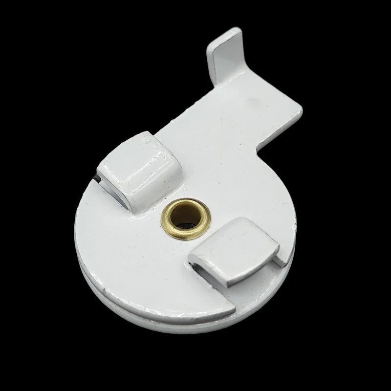 support fixation rideau blanc moderne fer métal pièces blancs accessoire volet