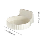 porte brosse dents distributeur savon liquide adhésif moderne blanc vert doré transparent