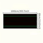 barrière anti herbes tissu noir maille fine 1000cm large résistant moderne clips inclusion lignes