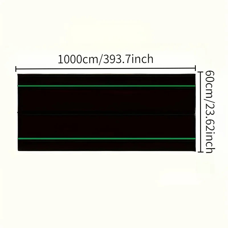tissu barrière herbes noir maille fine opacité pratique résistant 1000cm 60cmextérieur jardin contrôle adventiceanti