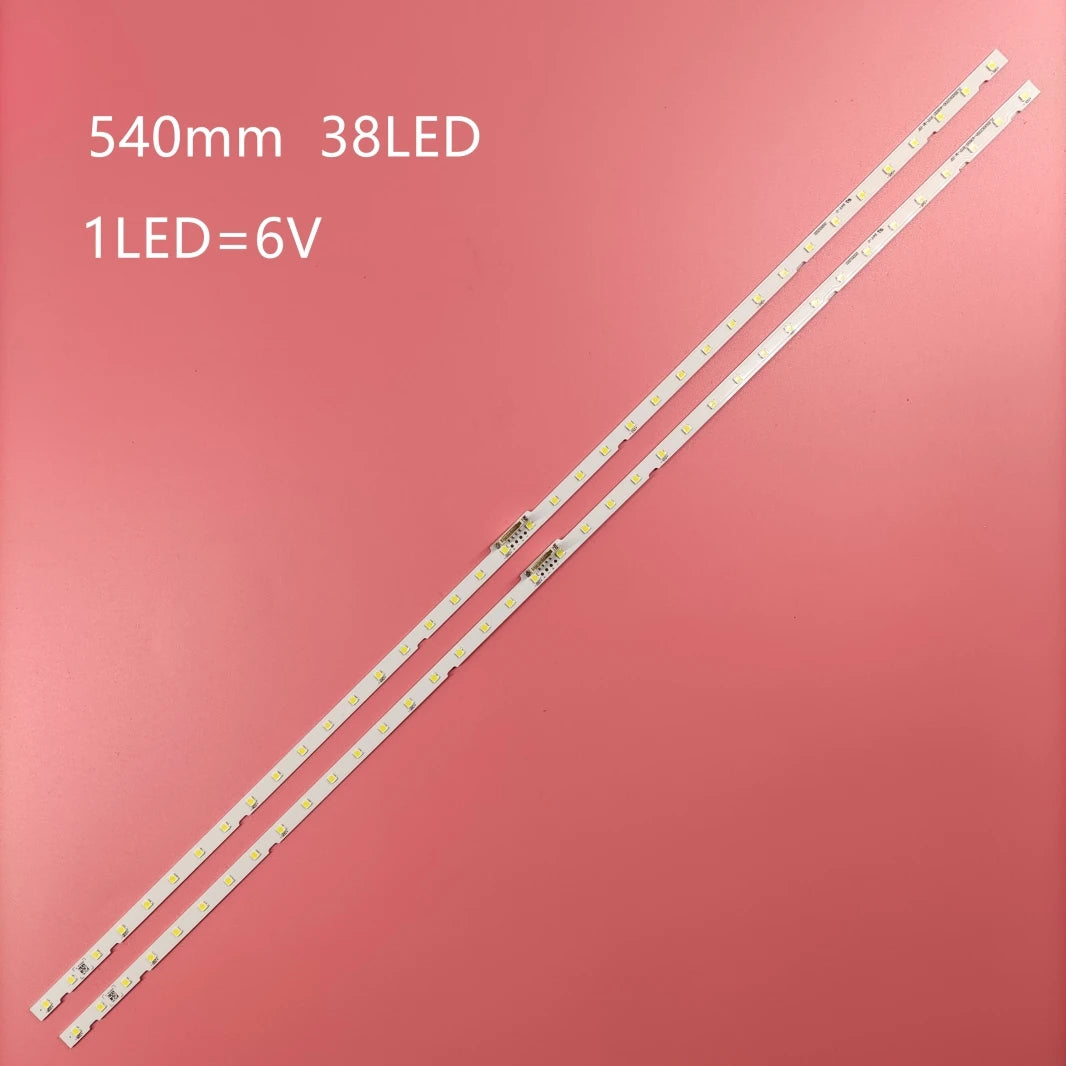 ruban led blanc moderne adhésif 38 diodes 540mm 6v led points jaunes flux lumineux
