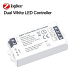 contrôleur led zigbee 3.0 wifi rgb rgbcct bande lumière ajustement luminosité télécommande application mobile
