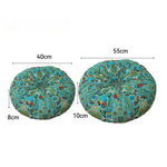 coussin ethnique motif floral géométrique bleu rouge vert beige coussin siège coussin dossier polyester