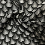 tissu polyester jacquard dragon rouge noir blanc vert rose gris texturé résistant