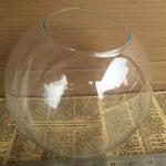 abat jour verre transparent moderne diamètre 13cm 15cm 18cm 20cm 25cm