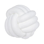 coussin décoratif rond peluche doux nœud décoration lit chambre enfant