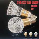ampoule led e27 transparente dorée texture diamantée moderne 50000 heures 2700k 6500k 500 999