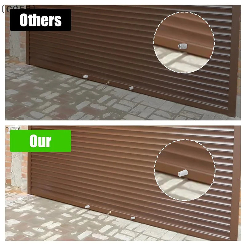 bouchons rideau blancs lisses supports polonais vis fixations accessoires fenêtres moderne
