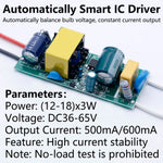 circuit intégré électronique moderne 500mA 600mA led driver 12v 18v 3w dc36 65v vert