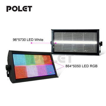 projecteur led stroboscopique couleur multiple effet scène dj moderne professionnel