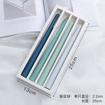 support bougie transparent moderne raisonné injection molding gradient couleur décoration ambiance