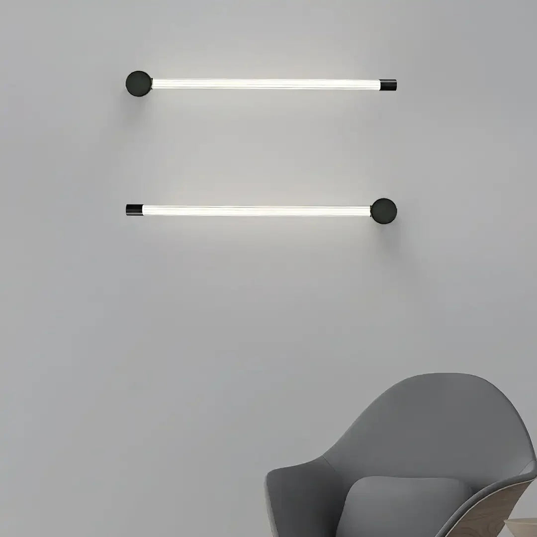 lampe murale moderne blanc doré transparente clip fixation éclairage quotidien minimaliste led 220v 110v